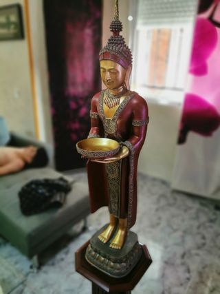 Majestuosa figura hindu.