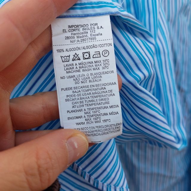 Camisa rayas azul Emidio Tucci talla L