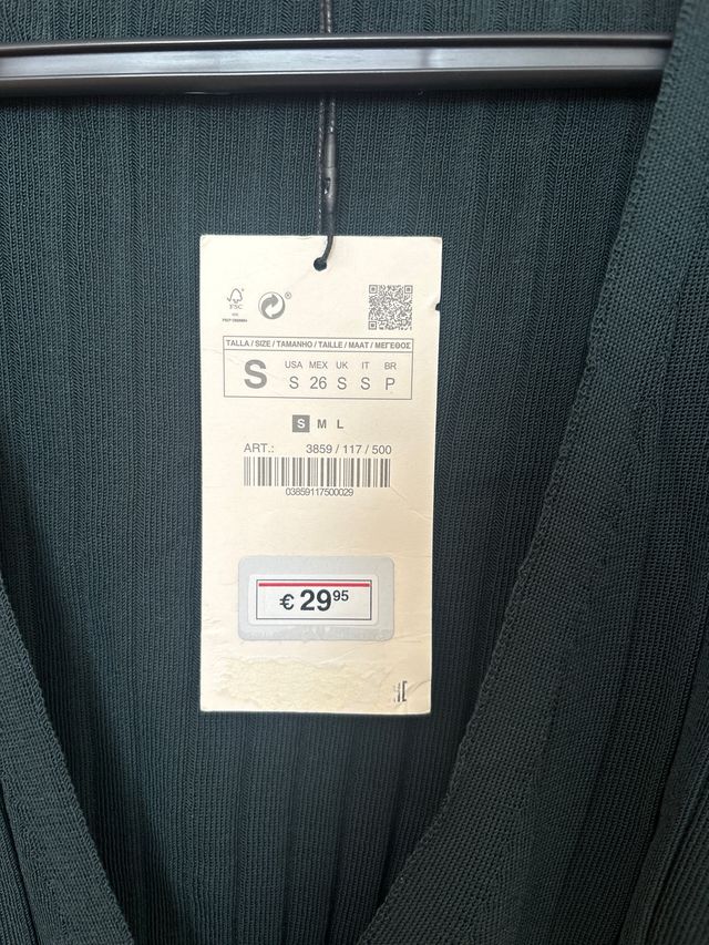 Jersey vestir color botella