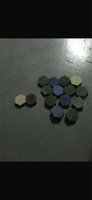 Suelo de mosaico antiguo siglo XIX