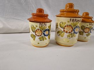 Barattoli in ceramica vintage