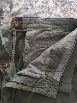 Pantalón Lois verde talla 48 hombre