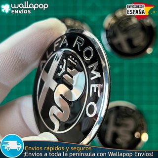 X4 Emblemas Alfa Romeo 56mm Pegatinas Tapacubos