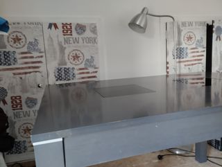 Mesa comedor gris