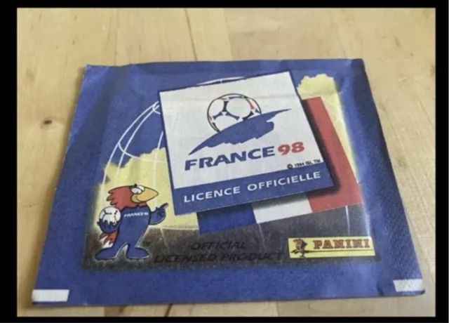 Sobre de cromos fútbol France 98 panini