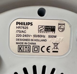 Batidora de vaso y picadora Philips 500w