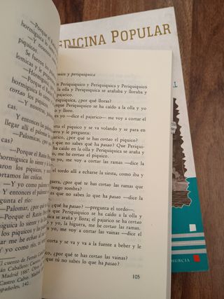 Lote 2 libros Cuentos populares de Jumilla,la medi