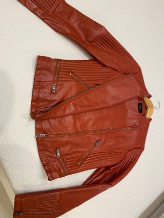 Cazadora Roja poliuretano Pepe Jeans