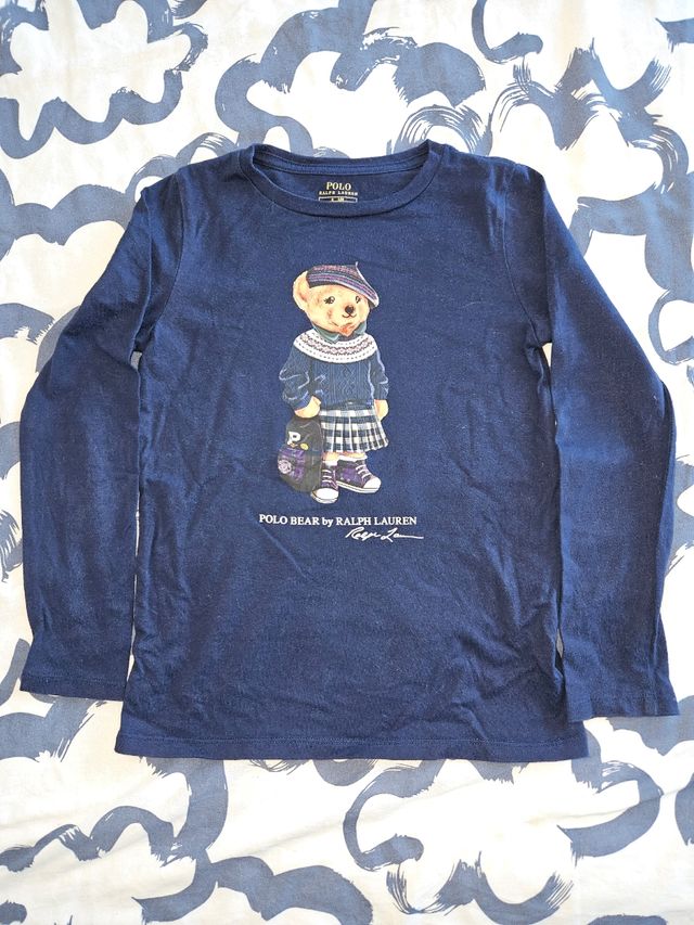 Camiseta manga larga Ralph Lauren niña