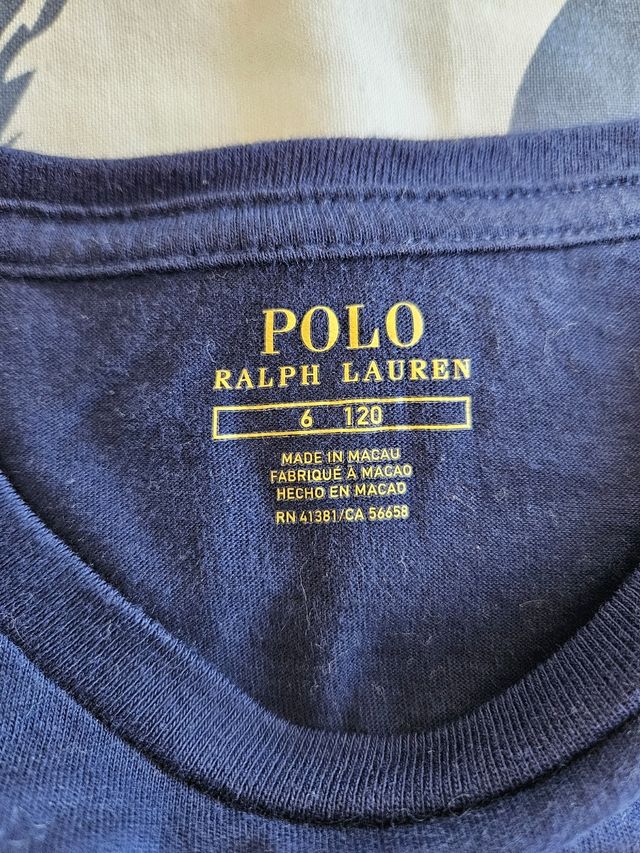 Camiseta manga larga Ralph Lauren niña