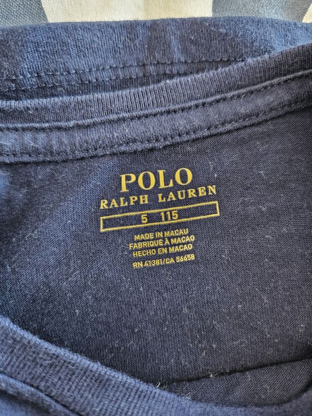 Camiseta manga larga Ralph Lauren niña