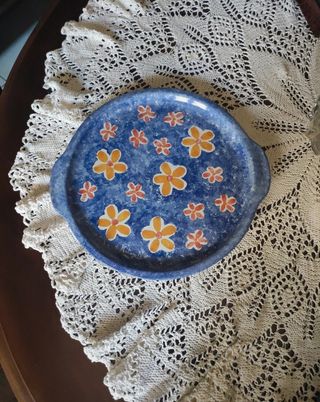 Set da colazione in ceramica dipinta