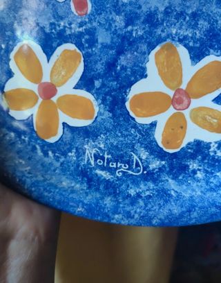 Set da colazione in ceramica dipinta