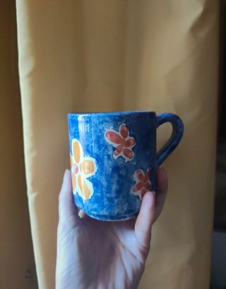 Set da colazione in ceramica dipinta