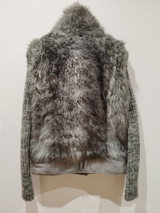 Abrigo / cazadora gris de Stradivarius 