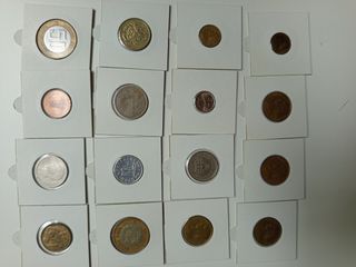 Lotes monedas del mundo 