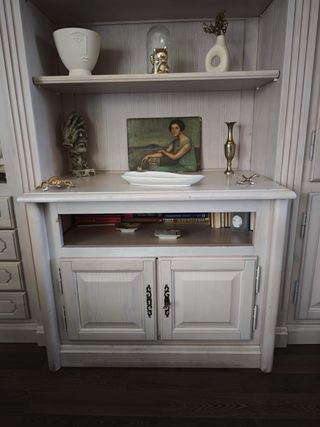 Boiserie Pino color blanco natural