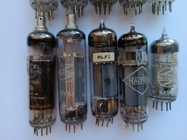 Válvulas de vacío antiguas varias