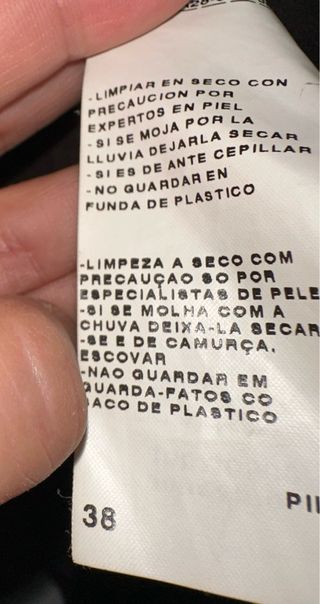 Blazer mujer piel, talla 38