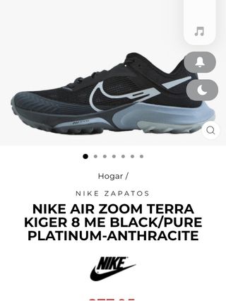 Zapatillas Nike 38 negras