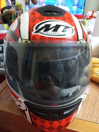 Casco de moto para niño