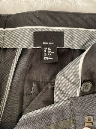 Traje chaqueta hombre HM gris marengo
