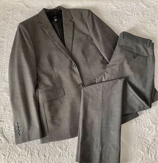 Traje chaqueta hombre HM gris marengo