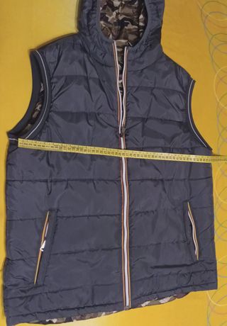 Chaleco reversible camuflaje-gris