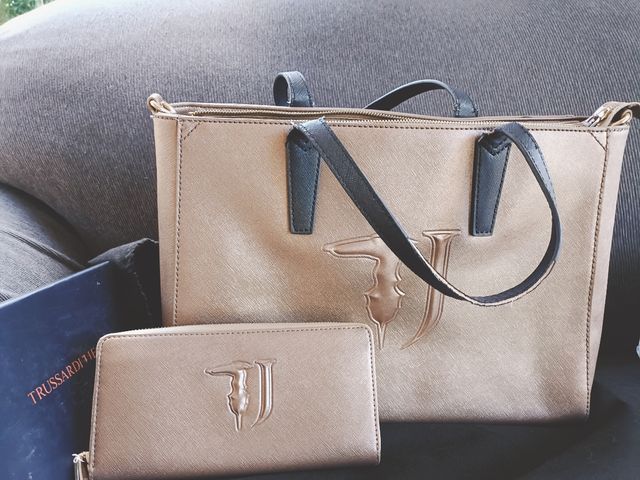 Borsa e portafoglio Trussardi jeans 