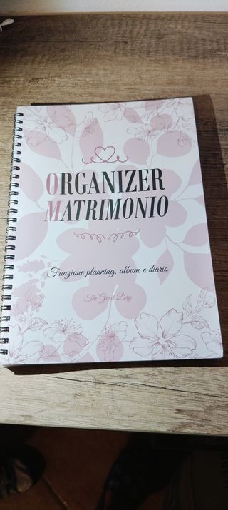 Libro organizer Matrimonio nuovo