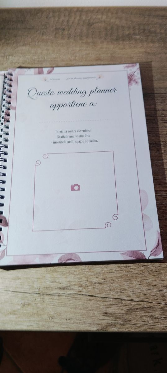 Libro organizer Matrimonio nuovo