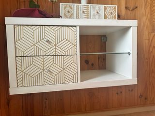 Mueble Kallax blanco. SIN ACCESORIOS