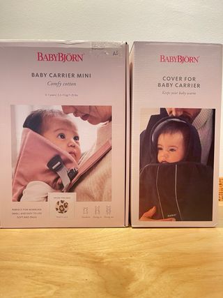 BabyBjörn mochila porta bebé mini leopard