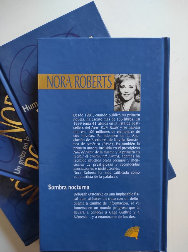 Colección libros Nora Roberts. Novelas de intriga 