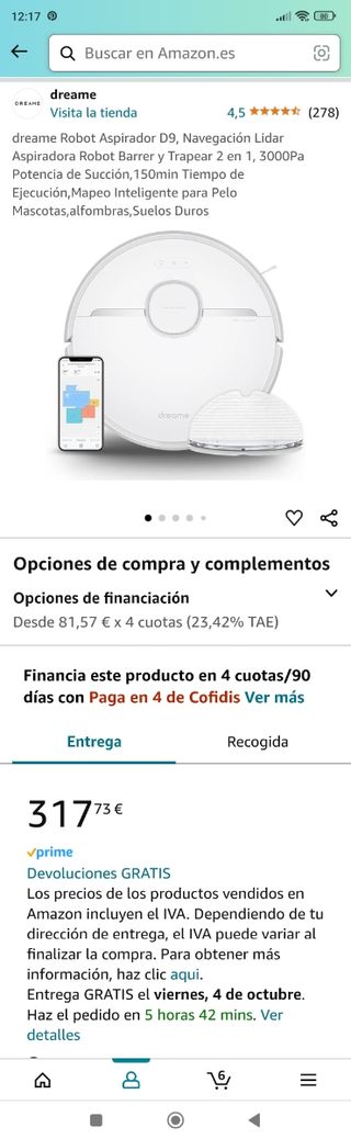 ROBOT ASPIRADOR XIAOMI DREAME VACUUM D9