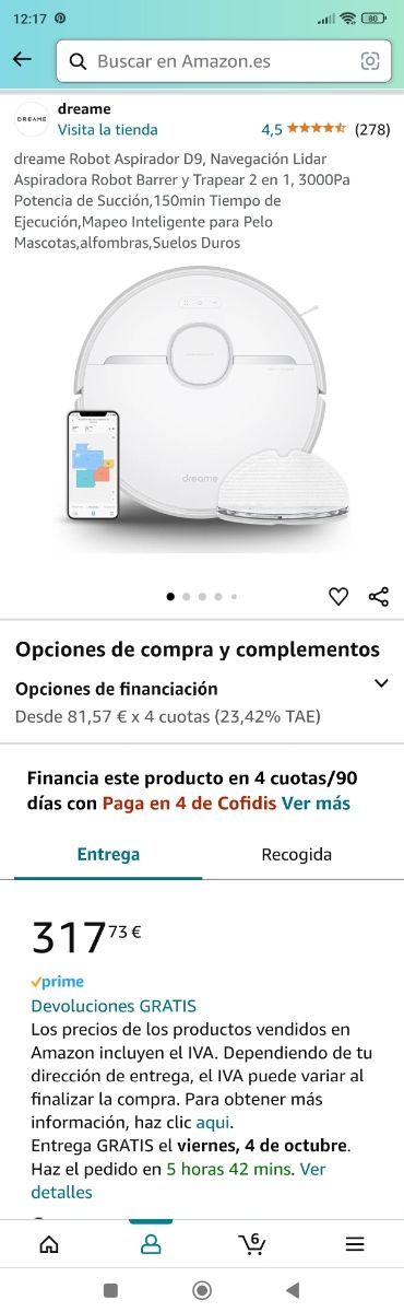 ROBOT ASPIRADOR XIAOMI DREAME VACUUM D9