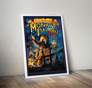 Confezione da 2 poster Monkey Island A2