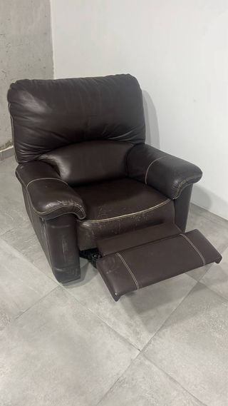 sillon de piel giratorio