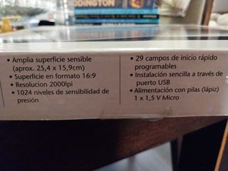 Tableta gráfica de diseño extraplano.