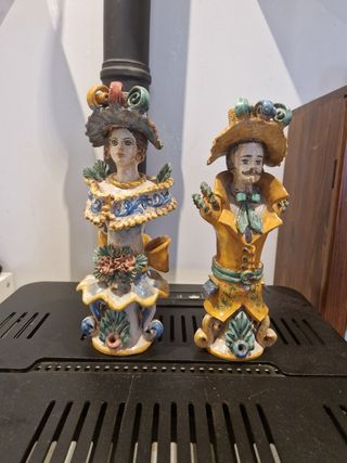 Porta candele Caltagirone 
