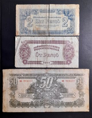 🇭🇺 Lote billetes Hungría 1944