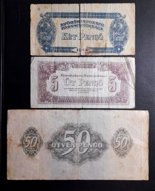 🇭🇺 Lote billetes Hungría 1944