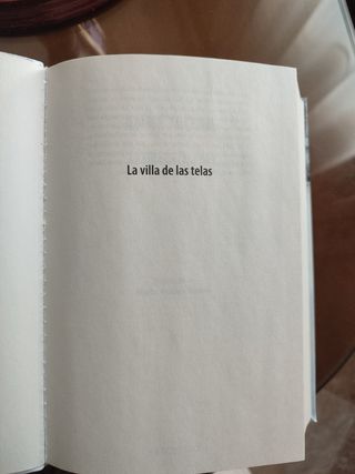 Libro "La villa de las telas "