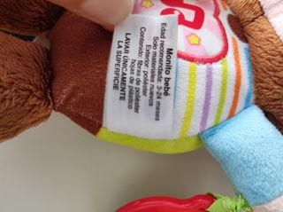 Peluche sonajero con mordedor