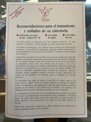 coleccion de vajilla y cuberteria.