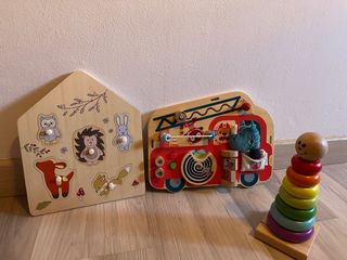 Pack juguetes madera