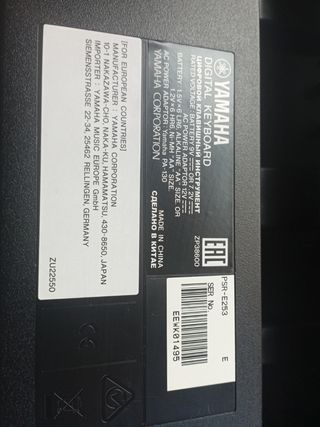 Teclado electrónico