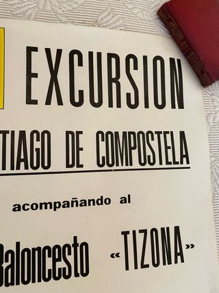 CARTEL BALONCESTO TIZONA BURGOS CERVEZA SAN MIGUEL