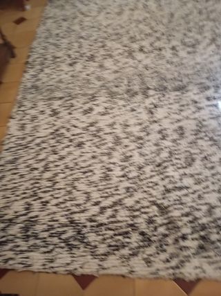Alfombra antigua queda muy bonita
