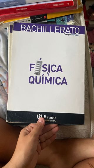 Libro Fisica y Quimica Bruño 1° Bach